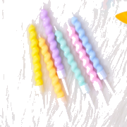 C - Pastel Spiral Candle (1 Pack)