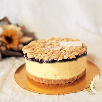 Crumble Blueberry Cheese Cake