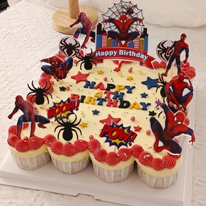 Spiderman Pullaway Cupcakes (16pcs)